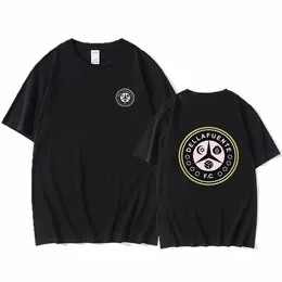 Dellafuente FC Carto T Shirt Manga Cott T-shirt estiva Felpe a manica corta Harajuku Fi Abbigliamento unisex Sudaderas D4Ns #