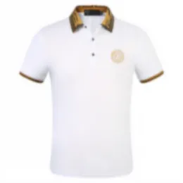 2024 Designer Classic Men Polo Shirt Designer Shirt Summer Men's Shirt العلامة التجارية الفاخرة Polo Shirt Business Disual British Style Shirt أعلى الحجم M-3XL