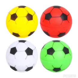 Bola de futebol forma de plástico redondo moedor de golfe fumando erva de 56 mm 2 partes camadas de tabaco cigarro spice spice triturador moinhos de mão com caixas de exibição