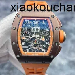 Richasmiers Watch YS Top Clone Factory Watch Carbon Fiber Automatic Milless Richadmilles RM011 AK TI Philippe Massa Edition Copper 40x50mmCarbon Fiber SAPPHS3TZ