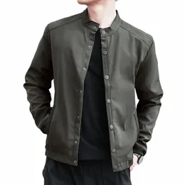 luker CMSS Spring Autumn Men's Jacket Army Green Single Breasted Men's Coat Fi Man Windbreaker Solid Plus Size 8XL 812 24R4#