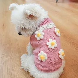 Elegante felpa con cappuccio in maglia con ciliegia per cani di piccola taglia media - Mantieni il tuo amico peloso caldo e alla moda