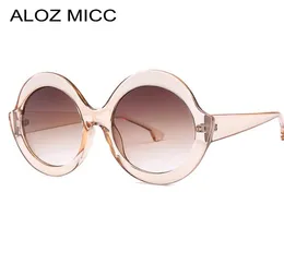 ALOZ MICC 2019 Novas Mulheres Oversized Rodada Óculos de Sol Marca Designer de Moda Olho de Gato Óculos de Sol Mulheres Óculos Vintage UV400 A6485285451