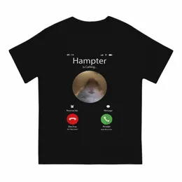 Мужская футболка Dank Meme Hamster Staring Frt Camera Hampter Calling Индивидуальность Футболка с графикой Уличная одежда New Trend X1ii #