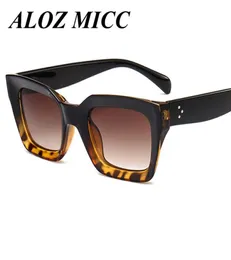 ALOZ MICC Marca Moda Occhiali da sole freddi Donna Uomo Ama Cornice quadrata Occhiali di alta qualità 2017 Nuovi occhiali da sole femminili alla moda U3954903