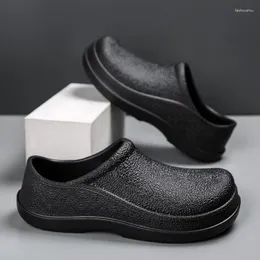 S Sandals Men's Chef Shoes Outdoor Garden Clog Non-Slip-Prabining Moster Shoe Fisherman Drive Drive Work-Profic