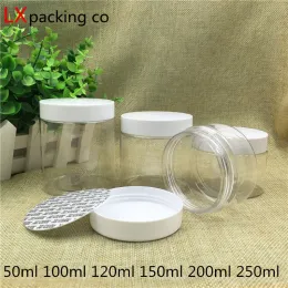 Jars 30PCS Free Shipping 50ML 80ML 100ML150ML 200ML 250ML Clear Plastic Packaging Bottles Empty Spice Container Wedding Candy Bank