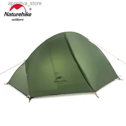 Tendas e abrigos Naturehike Bike Tent Camping 1 Pessoa 20D Ultra Light Backpack Tent Impermeável Summer Beach Tent Outdoor Travel Hiking Tent24327