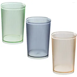 Кружки, 3 шт., стеклянная чашка, прозрачные чашки для чистки зубов, чашки для зубных щеток, простой стакан для полоскания рта, ванная комната, дорожный стакан