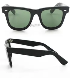 Hochwertige Txrppr-Sonnenbrille im westlichen Stil für Herren, klassischer Winkel, schwarzer Plankenrahmen, 50 mm, UV400-Sonnenbrille mit brauner Box1976821