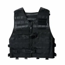 nyl Tactical Vest Treinamento Militar Caça Airsoft Polícia SWAT Outdoor Sports CS Molle Vest k2lI #