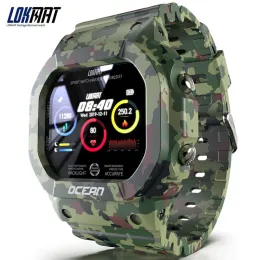 Zegarki Lokmat Ocean Smart Watch Health Tracker Komunikat krwi