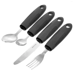 Forks 4PCS Portable Dogodne adaptacyjne przyczyny Dr Tremble Dowód Wyłączone zastawa stołowa starszych