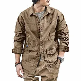 tuta vintage giacca uomo abbigliamento primavera safari giacca streetwear new fi allentato cappotto esterno camicia da uomo giacche per uomo d9uP #