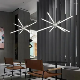 Люстры 360 Glow, современные светодиодные подвесные люстры для гостиной, спальни, столовой, кухни, в помещении, 90-260 В