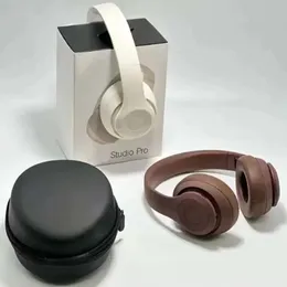 New Studio Pro Wireless سماعة الرأس Stereo Bluetooth قابلة للطي سماعات رياضية لاسلكية ميكروفون Hi-Fi Heavy Bass Headphones TF Music Player مع Bag 838DD