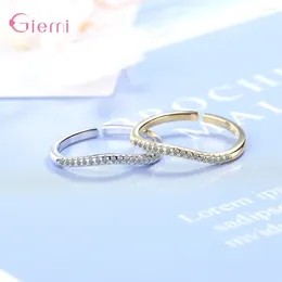 Anéis de cluster Chegada brilhante branco topázio inlay pavimentado junta conjunta para homens mulheres 925 prata esterlina festa jóias presente gota