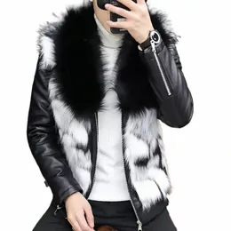 HOO 2024 HERS COOL PUR COLTER LEATHER COER Youth Fleece Thicked Faux Fur Pu Leather L7KR#