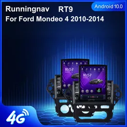 9.7 "novo android para ford mondeo 4 2010-2014 tesla tipo carro dvd rádio multimídia player de vídeo navegação gps rds sem dvd carplay android auto