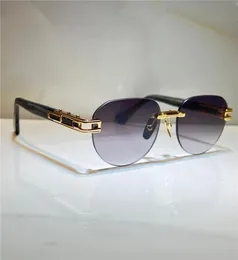 Sonnenbrille für Damen und Herren, Sommer, METAEVO TWO DTS152 Stil, Anti-Ultraviolett, Retro-Platte, ovale rahmenlose Brille, zufällige Box4196570