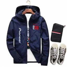 spring and summer 2020 new DJ Pieer PRO hooded men's jacket men's casual windbreaker zipper thin secti hooded jacket men G9Fe#