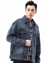 denim Jackets Man Aesthetic Cargo Jeans Coat for Men Wide Sleeves Lxury Free Ship Low Price Casual New in Original Branded G f8r7#