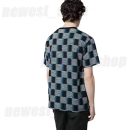 Mens Plus Size T-shirt T-shirt Luxury Tshirt Europe XS-L T-shirts Casual Cotton Square Plaid Summer Designer Classic Digital Letter Geometry Tee Tops