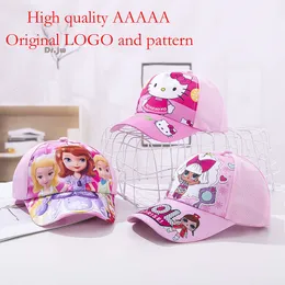 2023 Spring New Children 's Cartoon Print Baseball for Boys and Girls Spring/Summer Sunshade Mesh Hat