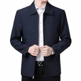 wordkind Newest Solid Busin Men's Jacket Male Slim Fit Outerwear Men's Zip Up Jacket Men's Spring Thin Jacket Clothing V8jx#