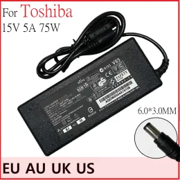 アダプター15V 5A 75W AC電源アダプターバッテリー充電器Toshiba Portege R502 R505 R600 R501 Tecra A11 M11 S11