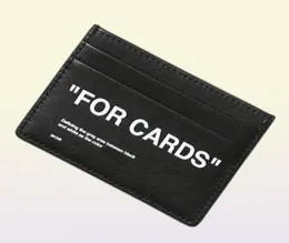 Plecak 2022 Off Marka Hip Hop White Bag Clone najwyższej jakości skórzana karta portfel Pieniądze Masowe torebki 4549801