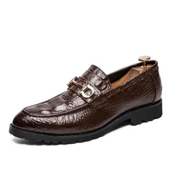 Trendige Freizeitschuhe für Herren, spitze Lederschuhe, Business-Schuhe im britischen Stil, formelle Lederschuhe, Designer-Hochzeitsschuhe, Größe 38–47