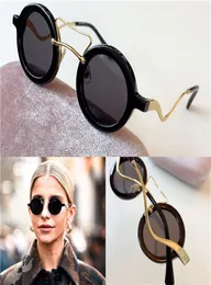 Nowe modne kobiety całe okulary przeciwsłoneczne 57rs Małe okrągłe ramy retro specjalny projekt popularny w stylu katwalk najwyższa jakość 4795187