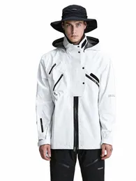 Enshadower 22AW FI FuncTial Men's Outdoor Mountain Tech Coat Huven Teknikkläder Jacka Vattentät vindtät Cyberpunk S2er#