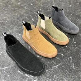 65 Mens Shoes Spring Casual Autumn Winter Fashion Plush Boots High Sp 18071