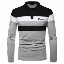 novo design de edição masculina verão lg - camisa polo de poliéster de manga, masculina slim é adequada para tops de impressão de lazer de negócios d2m4 #