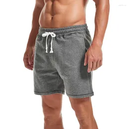 Męskie szorty ciężkie bawełnę 5 -calowe jogger jogger fitness mężczyźni bieganie na siłowni trening męski swobodny bluza