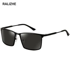 RALIZHE 2019 Nova Marca Designer Men039s Óculos de Sol Polarizados de Luxo Retângulo Preto Condução Esporte AntiReflexo Óculos de Sol gafas 6167125