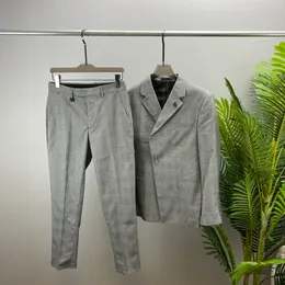 2024 abiti da uomo abiti occidentali mascheri da uomo classica stampa classica cappotto di lusso autunno lettere slim cot patchwork abito da donna pantaloni #a01