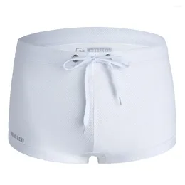 Roupa de banho feminina conforto moda masculina calças de maiô fino ajuste macio boxer briefs casual tamanho curto S-XL calções de banho