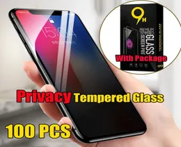 iPhoneのスクリーンプロテクター14 Pro Max 13 Mini 12 11 XS XR X 8 7 6 Plus SE Privacy Tempered Glass Private Anti Spy Glare Film Guar2798088