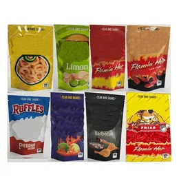 mylar packaging bags 600mg cheddar bar becue cheetos moisture reusable sealed empty packaging bag