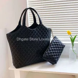 2024 Designer Bag Top Quality Luxurys Large Capacity 1983 Beach Bags Handbags Shopping Purse Ling Ge Famous Leather for Ladies Foldable Clutch Totes Sizes 35CM