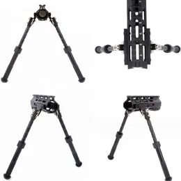 Taşınabilir ve katlanabilir V8 360 ﾰ rotasyon kamera standı, geri çekilebilir taktik bipod alüminyum alaşımı ile bölünmüş tripod