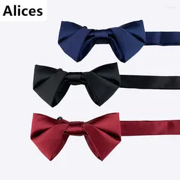 Fliegen Männer Frauen Mode Schmetterling Party Hochzeit Krawatte Für Jungen Mädchen Solide Schwarz Wein Navy Bowknot Großhandel Zubehör Bowtie