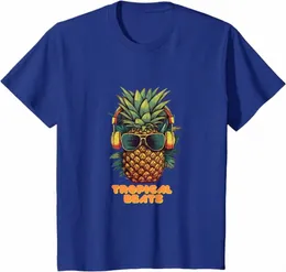 tropical Beats Pine DJ Summer Style Men T-Shirt Casual Cott Daily Four Seass Graphic T Shirts New Arrivals 2023 Men V8XA#
