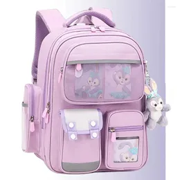 School Bags Backpack For Girls Printing Cartoon Kids Orthopedic Kawaii Primary Cute Schoolbag Book Bag Mochila Infantil