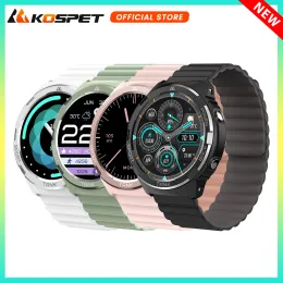 الساعات 2024 KOSPET TANK S1 AOD SMART WATTSES للنساء AMOLED WATKSES IP69K مقاومة للماء Bluetooth Call Sport Smartwatch Men Men