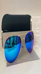 YRMY Neue 2020 Ray Aviators Vintage Sonnenbrille Pilot Männer Frauen 58mm 62mm Bans UV400 Polarisierte Band Spiegel Glas BEN Sonnenbrille wit7067576