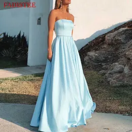 Urban Sexy Dreess New Style Prom Strapless Party Evening Gowns resido de noiva Robe Soire Mariage Playa 공식 YQ240327
